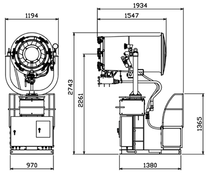 KB-911 外形図